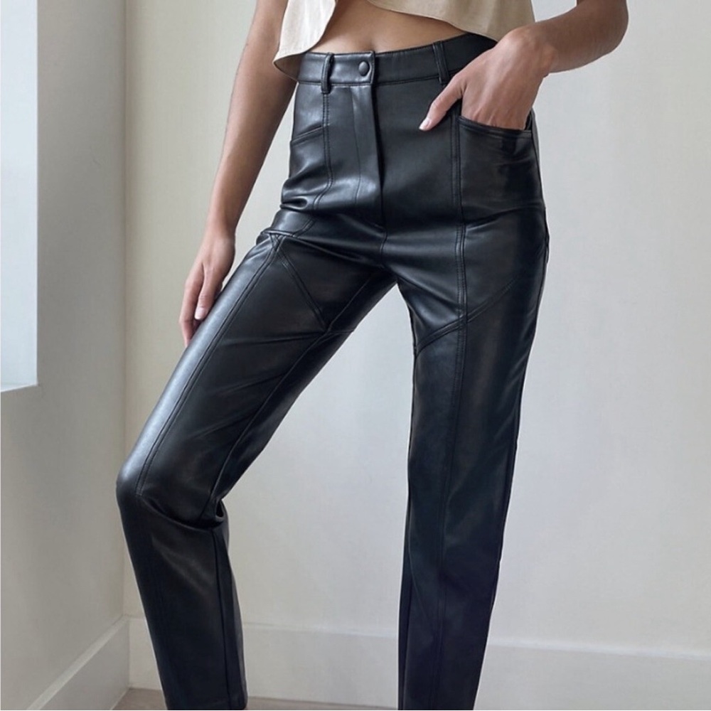 Aritzia Wilfred Leather Pants